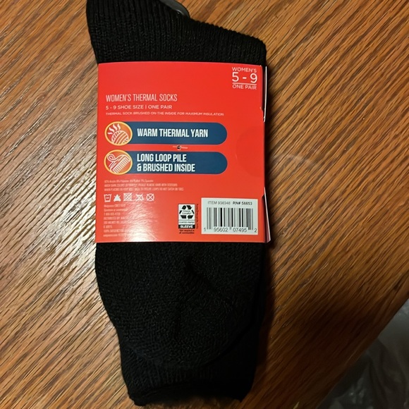 West loop insulated thermal socks. Women. Size 5-9 - Picture 2 of 3